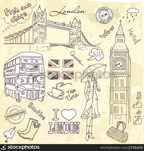 London doodles