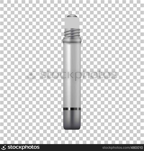 Long bottle icon. Realistic illustration of long bottle vector icon for web. Long bottle icon, realistic style