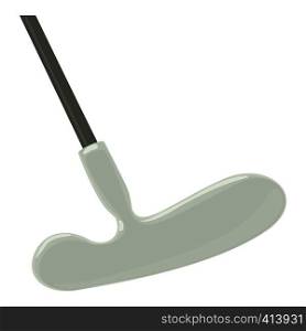 Long golf stick icon. Cartoon illustration of long golf stick vector icon for web. Long golf stick icon, cartoon style