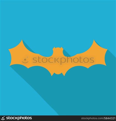 Long Shadow with the shape of a Bat
