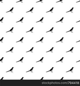 Looking magpie pattern seamless vector repeat for any web design. Looking magpie pattern seamless vector