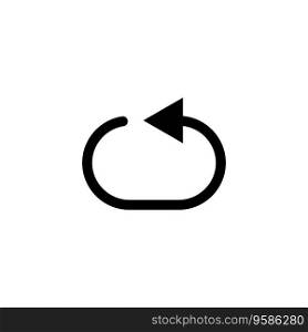 loop icon vector template illustration logo design