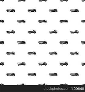 Lorry pattern. Simple illustration of lorry vector pattern for web design. Lorry pattern, simple style