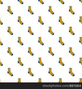 Lost sock pattern seamless vector repeat for any web design. Lost sock pattern seamless vector