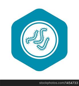 Lot of bacteria icon. Simple illustration of lot of bacteria vector icon for web. Lot of bacteria icon, simple style