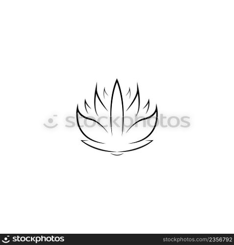 lotus flower icon vector illustration design