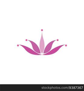  Lotus Flower Logo abstract Beauty Spa salon Cosmetics brand Linear style