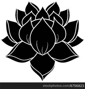 Lotus Flower Silhouette