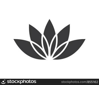Lotus flowers vector design logo Template icon