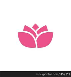Lotus logo design template vector isolated illustration