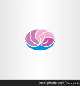 lotus logo icon design element