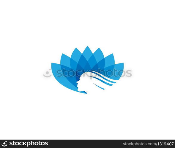 Lotus symbol vector icon illustration