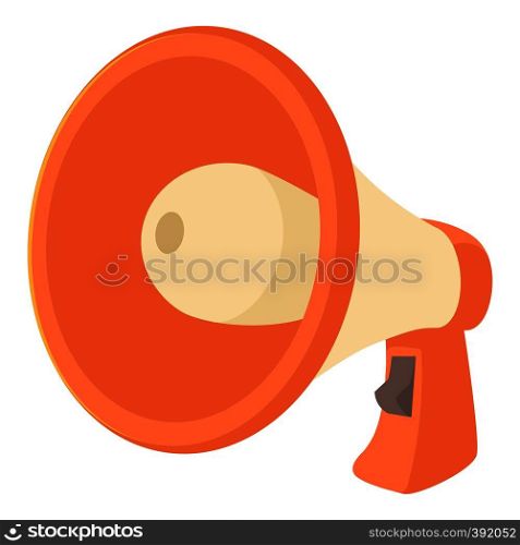 Loudspeaker icon. Cartoon illustration of loudspeaker vector icon for web. Loudspeaker icon, cartoon style