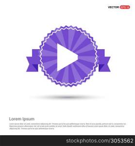 loudspeaker icon - Purple Ribbon banner