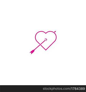 love and arrows vector icon illustration design background.