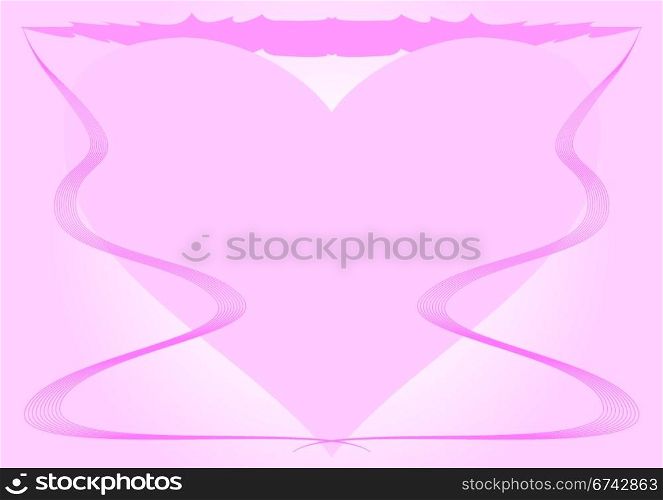 Love background. Symmetric. A vector illustration.
