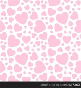 Love background with hearts, trendy simple vector for your holiday design. Love background with hearts