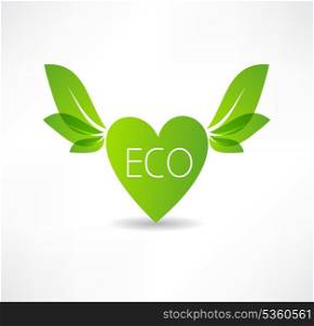 love concept to ecology icon