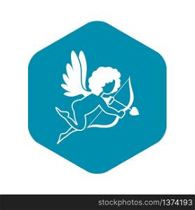 Love Cupid icon. Simple illustration of Love Cupid vector icon for web. Love Cupid icon, simple style