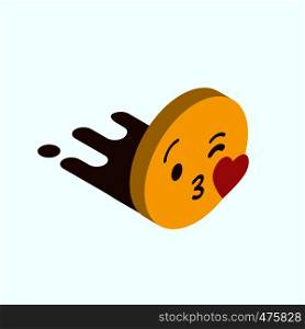 Love emoji icon design vector