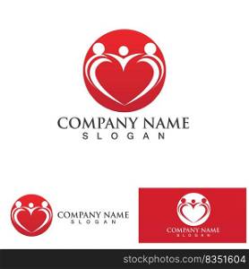 Love Family Care Logo vector