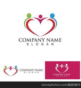 Love Family Care Logo vector