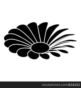 Love flower icon. Simple illustration of love flower vector icon for web. Love flower icon, simple black style