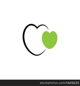 Love, heart icon design template