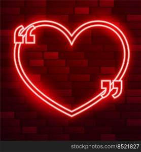 love heart valentines frame with"e symbols