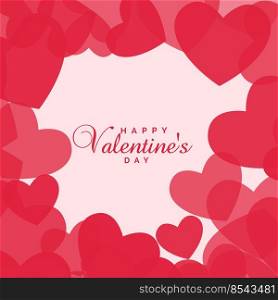 love hearts background for valentine’s day vector illustration. love hearts background for valentine’s day