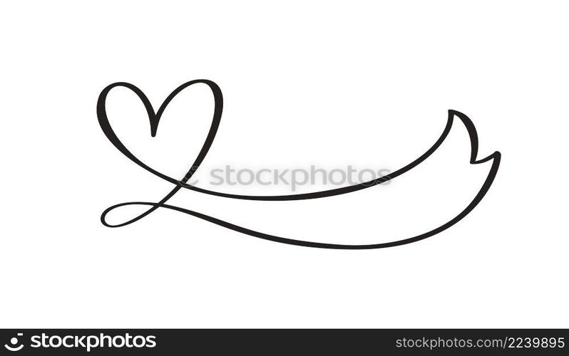 Love icon vector doodle heart and place for text. Hand drawn valentine day logo. Decor for greeting card, wedding, tag, photo overlay, t-shirt print, flyer, poster design.. Love icon vector doodle heart and place for text. Hand drawn valentine day logo. Decor for greeting card, wedding, tag, photo overlay, t-shirt print, flyer, poster design