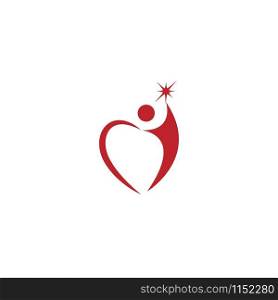 Love icon Vector Illustration design Logo template