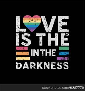 Love is the in the darkness