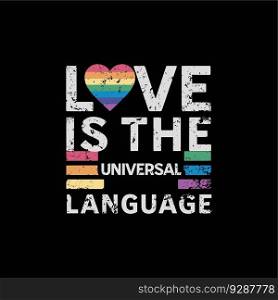 Love is the universal language