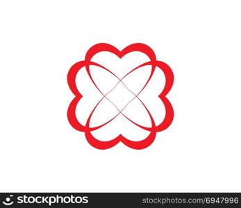 Love Logo and symbols Vector Template icons app
