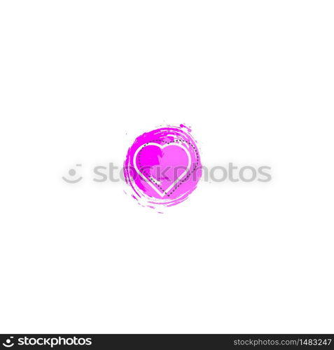 Love logo icon illustration template