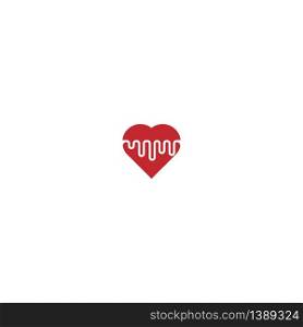 Love logo icon vector illustration