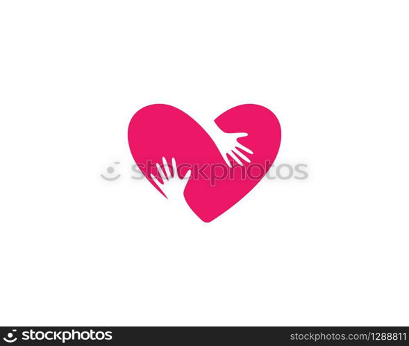 Love logo template symbol icon illustration design