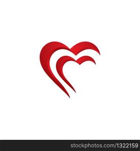 Love logo template symbol icon illustration design