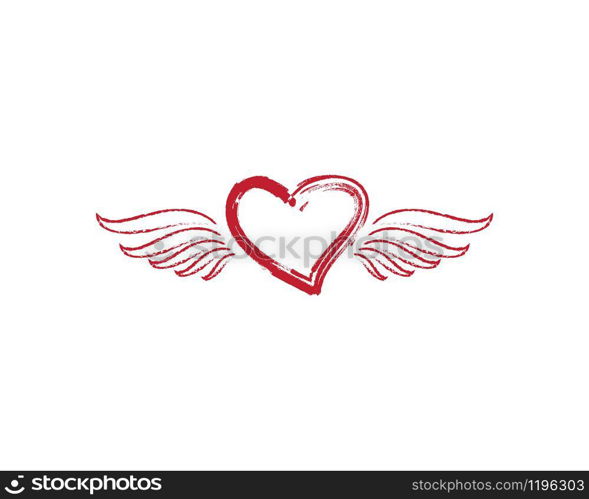 Love Logo Vector icon illustration design Template