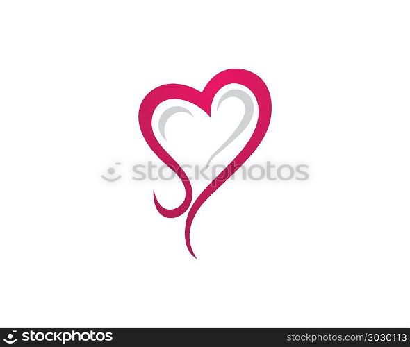 Love Logo Vector icon. Love Logo Vector icon illustration designTemplate