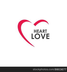 Love logo vector illustration design