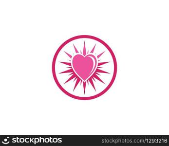 Love logo vector template