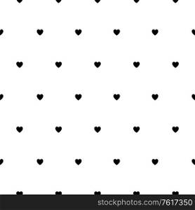 Love pattern with little hearts, simple vector for your design. Love pattern with little hearts