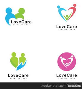 Love people care logo design