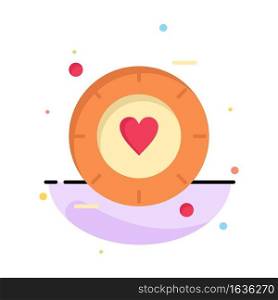Love, Signal, Valentine, Wedding Business Logo Template. Flat Color