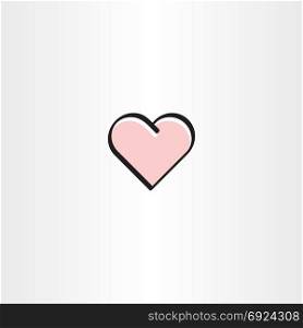 love symbol icon heart vector element