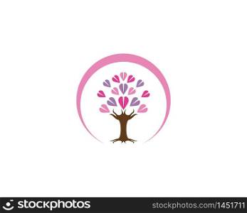 Love tree icon vectorillustration