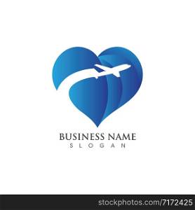 Love Trip awosome simple creative logo template design