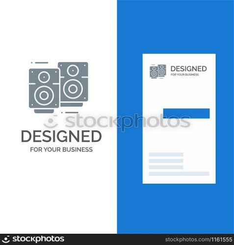 Love Wedding, Love Song, Wedding, Specked Grey Logo Design and Business Card Template